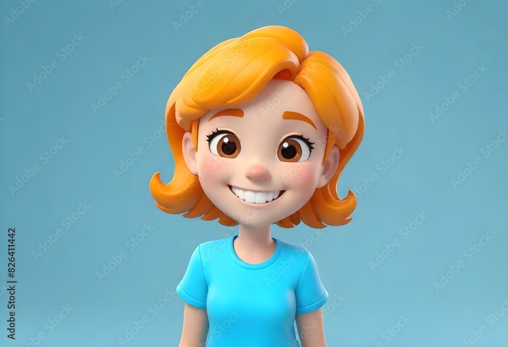 3d cartoon character front photo 3d cartoon character front photo