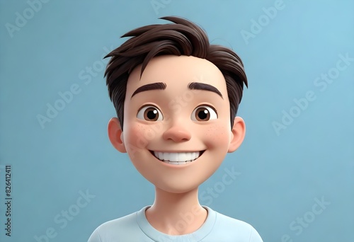3d cartoon character front photo