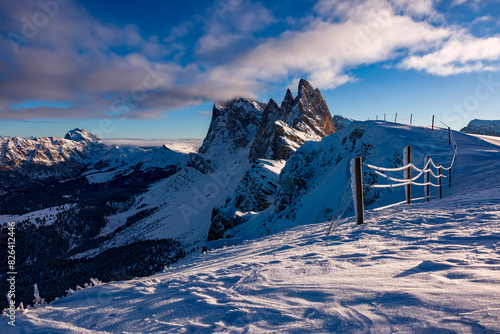 Winter in the Dolomites, Italy