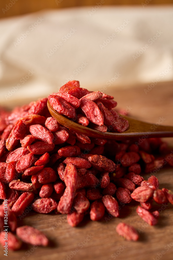 Dried goji berries traditional asian snack. Dried goji berries traditional asian snack.