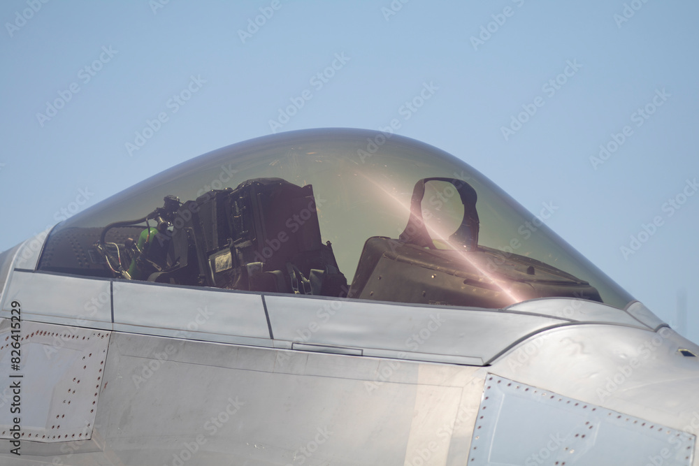 F-22ラプターのキャノピー F-22ラプターのキャノピー