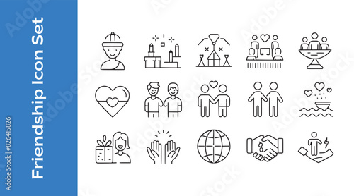 International day of friendships with vector collections. 