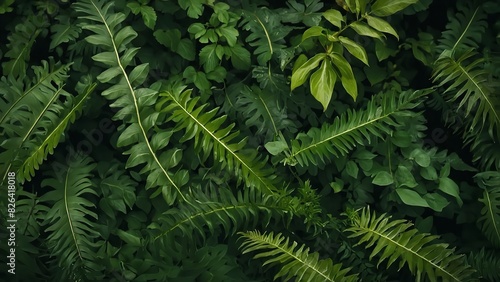 fern in the forest - Generative AI