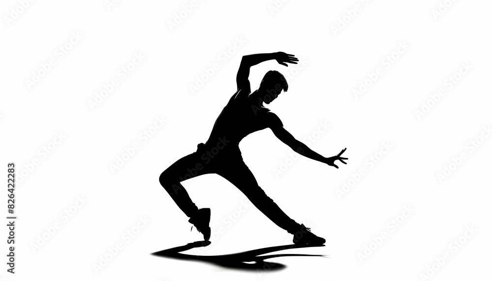 silhouette of a dancer silhouette of a dancer