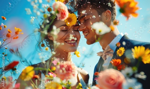 A beautiful young couple sh...