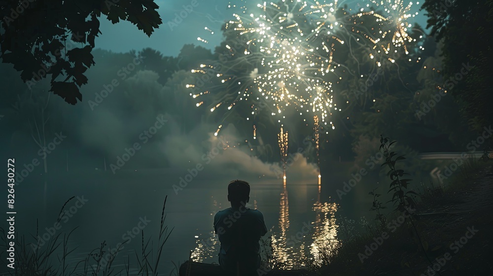 fireworks in the night of sky fireworks in the night of sky