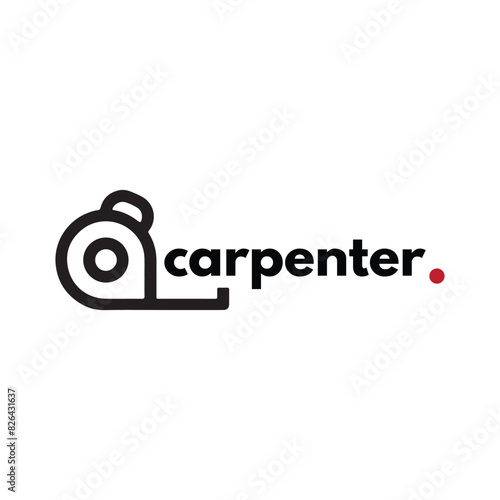 carpenter logo design for graphic designer or workshop identity