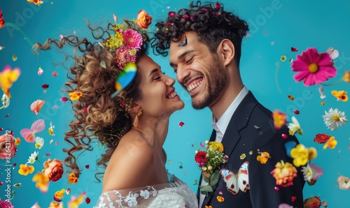 A beautiful young couple sh...