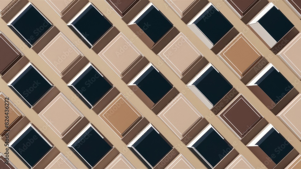 Modern Geometric Facade Architecture Modern Geometric Facade Architecture