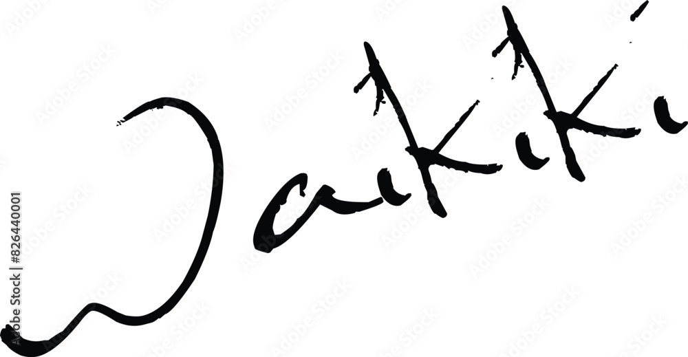 Fototapeta premium Abstract wikiki text sign illustration