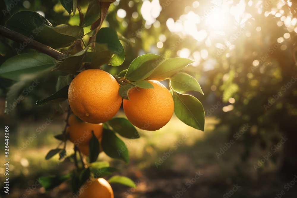 orange tree with oranges orange tree with oranges