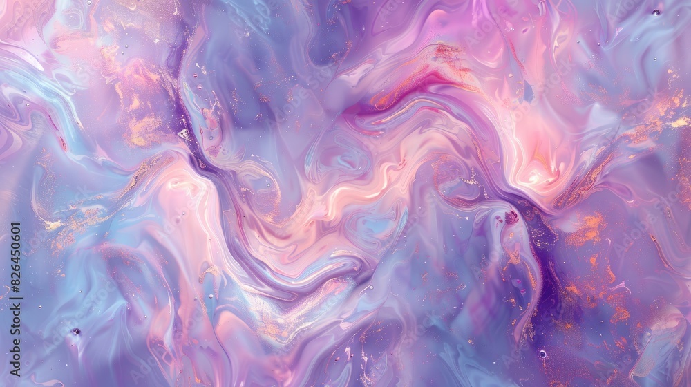Abstract pastel swirls creating a dreamy and calming effect.