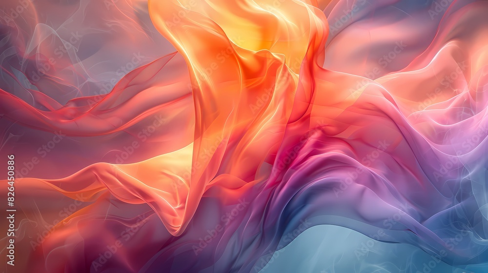 Obraz premium soft abstract texture pattern background with gentle, swirling patterns