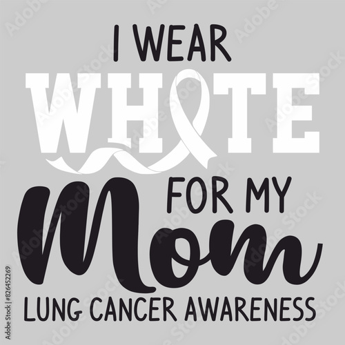 Lettering lung cancer vector EPS