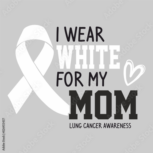 Lettering lung cancer vector EPS