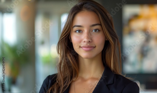 portrait of an attractive young businesswoman standing in her office