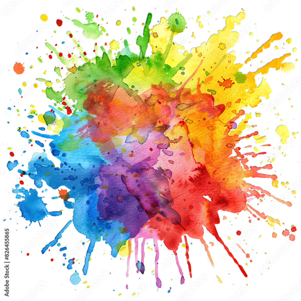 Fototapeta premium watercolor splashes