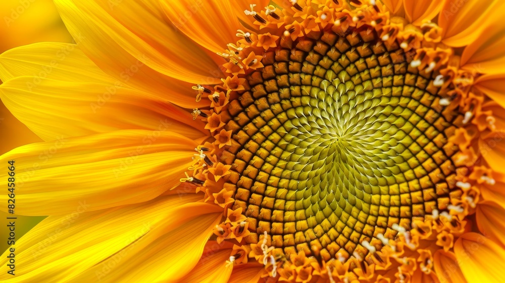 Close-up of a vibrant sunflower showcasing its intricate patterns and bright yellow petals. Ideal for nature and floral themes. Close-up of a vibrant sunflower showcasing its intricate patterns and bright yellow petals. Ideal for nature and floral themes.