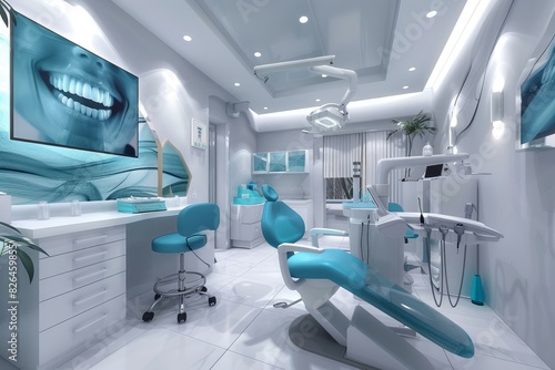 Bright and clean dental office showcasing the latest technology in dentistry and a welcoming environment