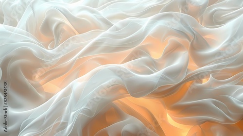 Wallpaper Mural soft abstract texture pattern background with delicate, wispy lines Torontodigital.ca