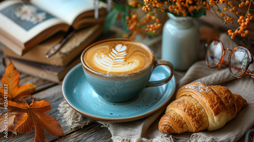 coffee cup in cozy table