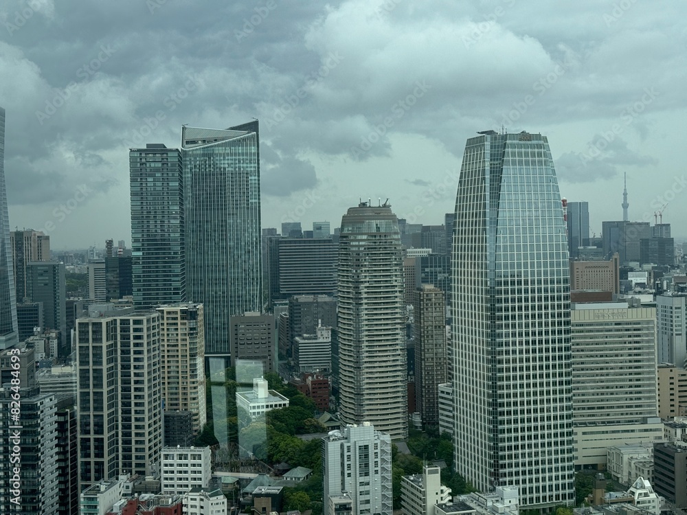 Obraz premium city skyline