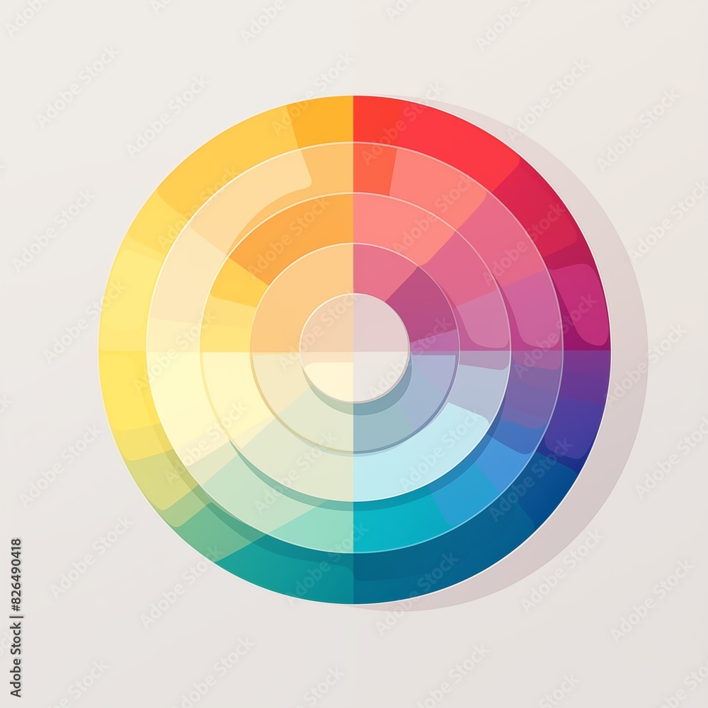 Abstract Color Spectrum Wheel Abstract Color Spectrum Wheel