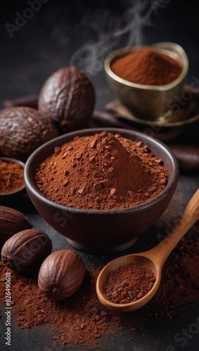 Indulge in Cocoa, Beans and Powder Ready for Delicious Treats