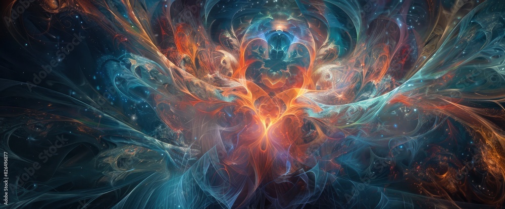 An Abstract Representation Of Eternal Cosmic Love, Abstract Background Images