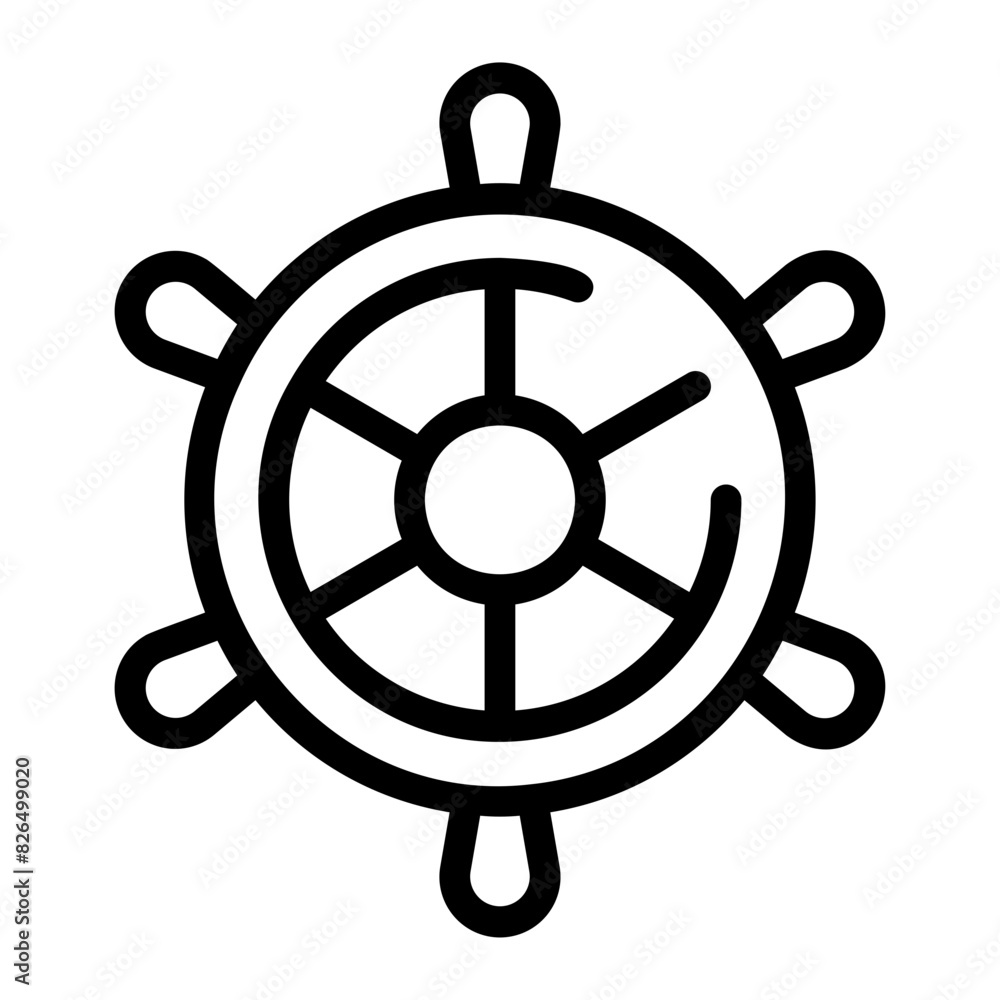 Obraz premium ship wheel