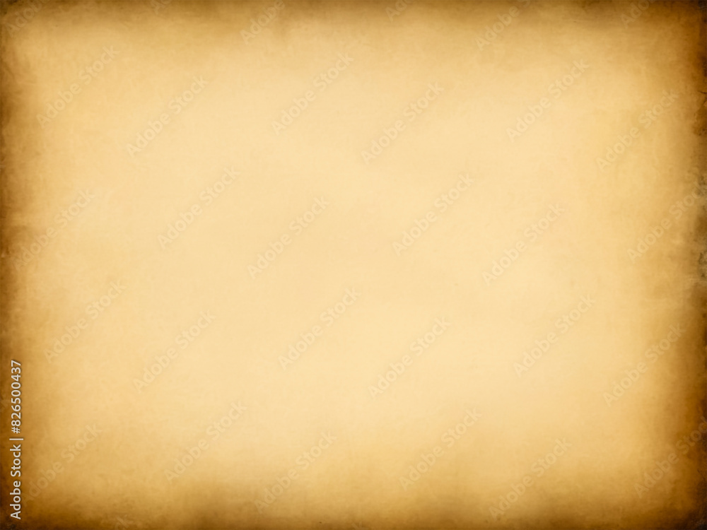 Obraz premium Vintage Parchment Paper Background with Aged Spots and Burn Marks