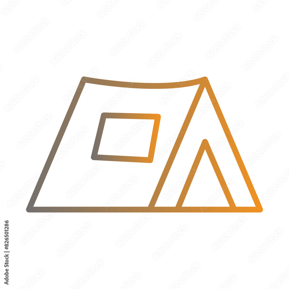 Camping Tent Icon Design Camping Tent Icon Design