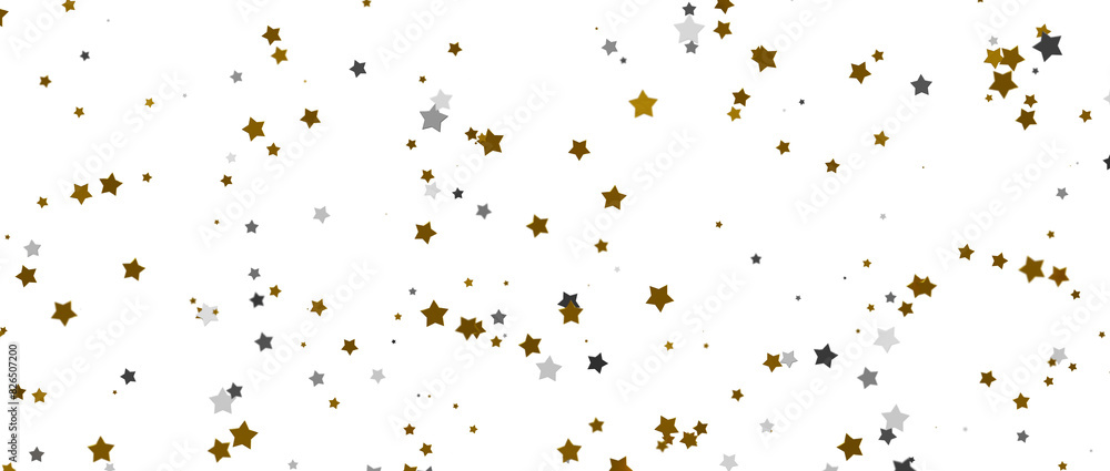 Festive Celestial Cascade: Mesmerizing 3D Illustration of Descending Christmas Stars Festive Celestial Cascade: Mesmerizing 3D Illustration of Descending Christmas Stars