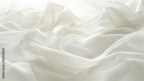 Crisp white background with delicate, barely visible patterns. photo