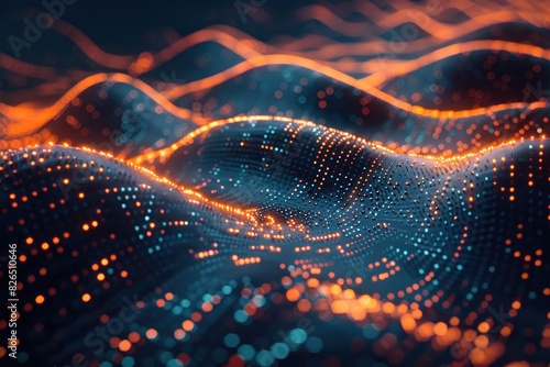 Abstrac tecnology background , connection , quantum computer.