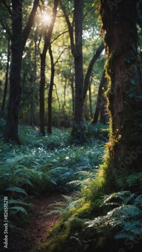 Magical Grove, Soft Focus Background of a Fairy Forest © xKas