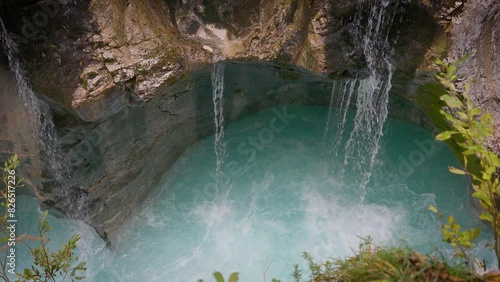 Great Gorges Canyon of Soca River - Trenta valley Slovenia photo