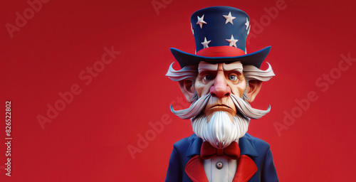Cute Cartoon 4th of July Un...