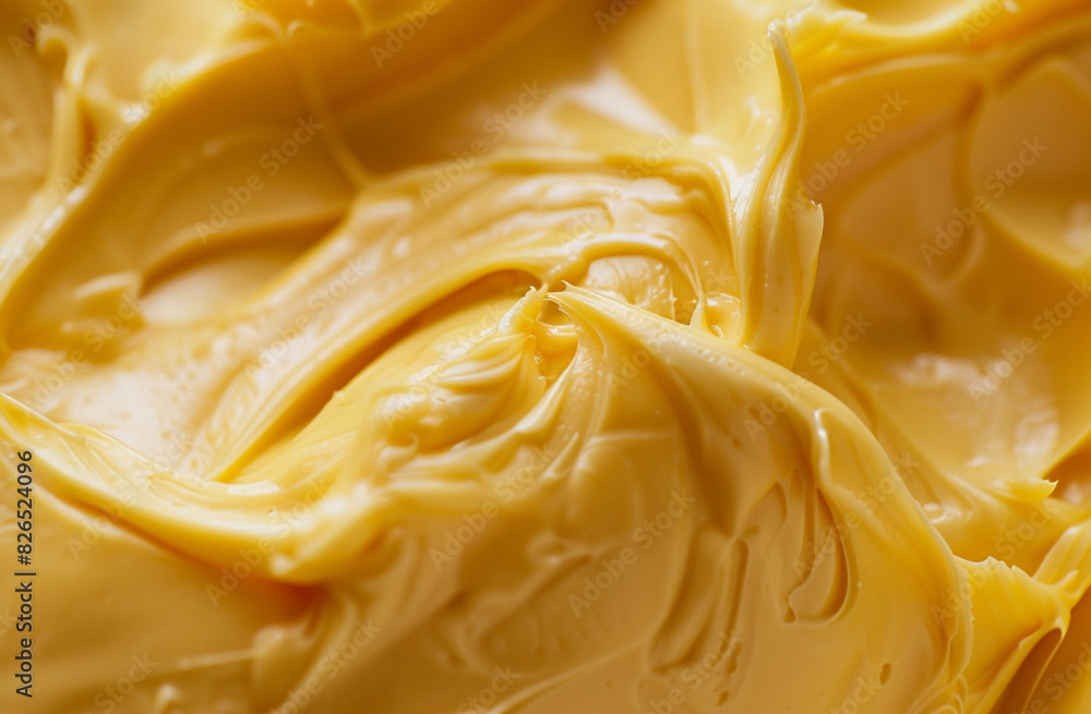 Top view of creamy peanut butter texture Top view of creamy peanut butter texture