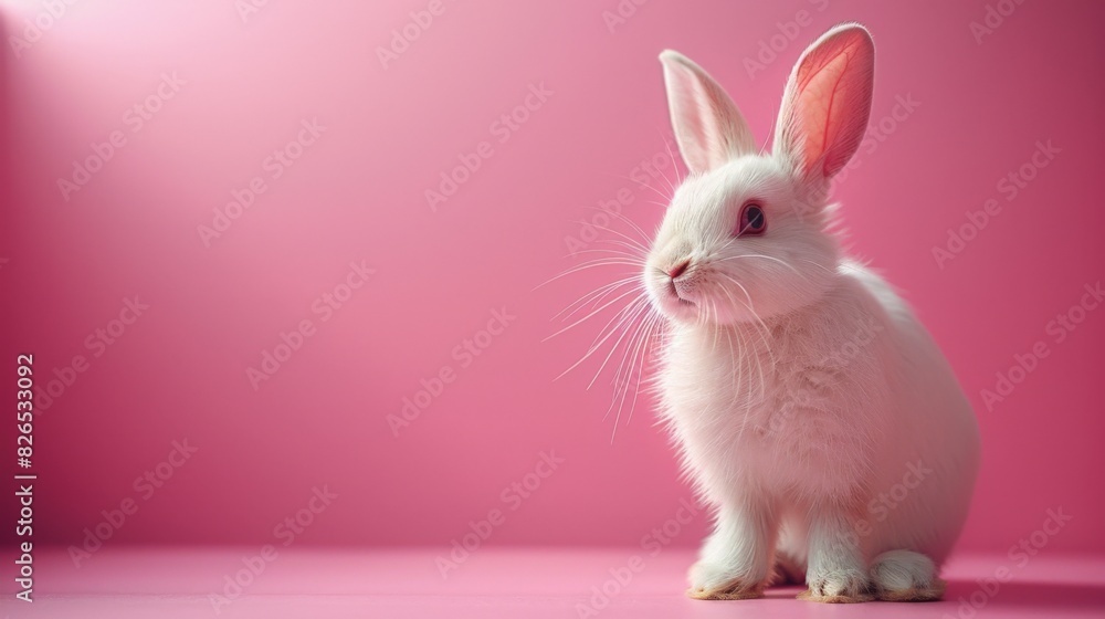 Pure and Bright: The Alluring Gaze of a White Rabbit Pure and Bright: The Alluring Gaze of a White Rabbit