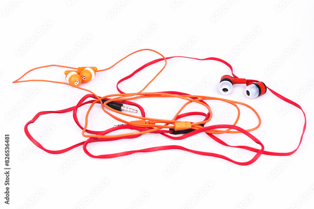 Headphones isolated on white Headphones isolated on white
