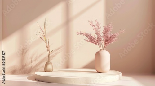 3D podium background, product display scene for product placement. product display, mockup, product presentation