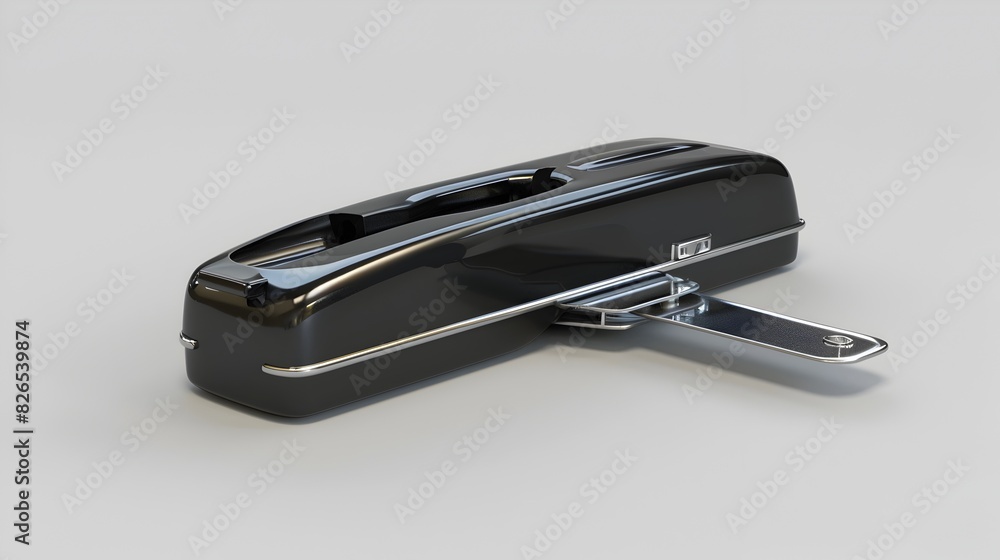 3D Rendered Classic Black Stapler: A Timeless Office Essential 3D Rendered Classic Black Stapler: A Timeless Office Essential
