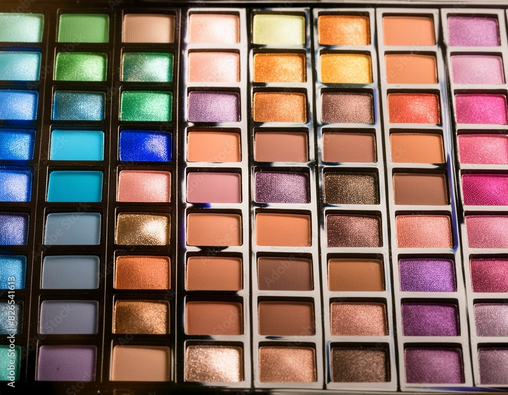 eyeshadow palette - makeup kit with many different eye shadows
eyeshadow palette - makeup kit with many different eye shadows