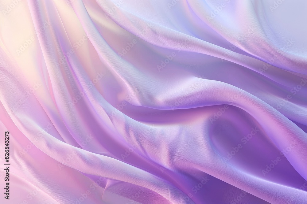 Obraz premium Abstract purple and pink background with soft waves of fabric