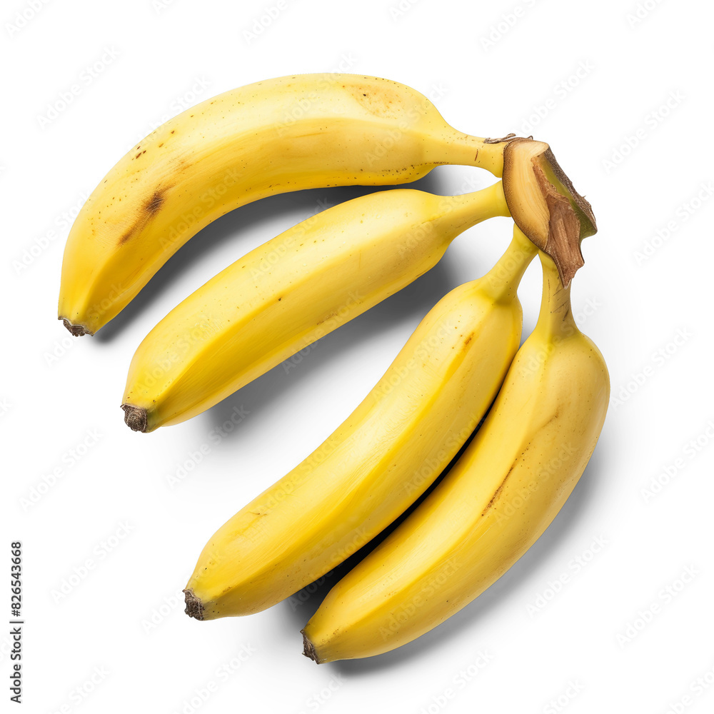 Isolated bananas Isolated bananas