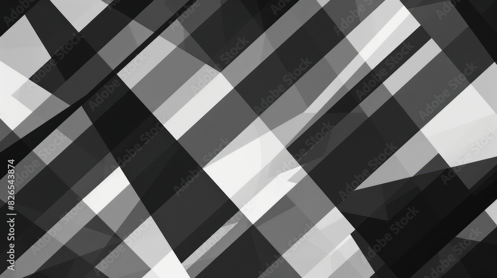 Monochrome abstract geometric pattern with sharp lines and contrasting shades. Monochrome abstract geometric pattern with sharp lines and contrasting shades.