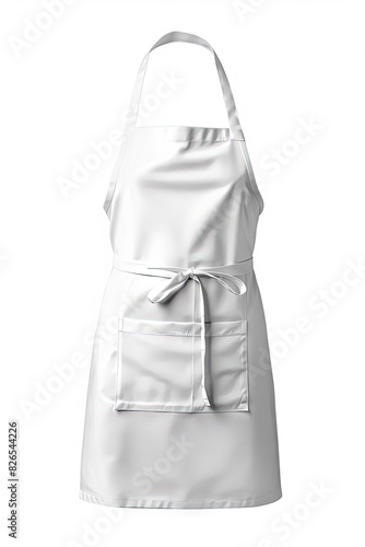 White apron mockup