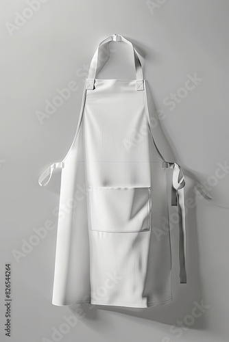 White apron mockup