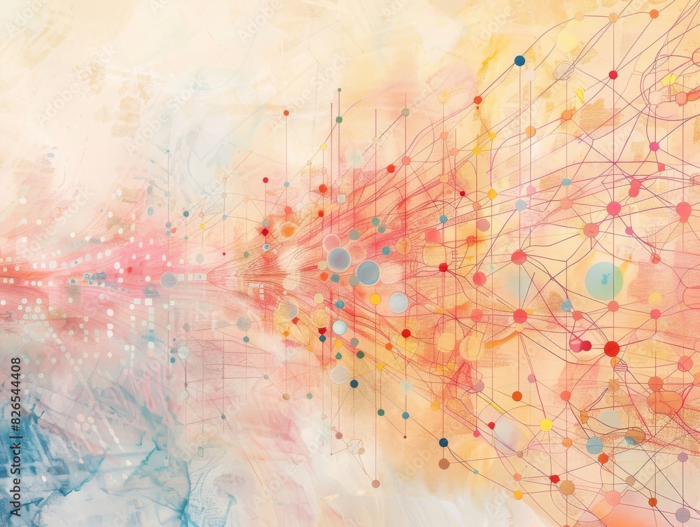 Illustrate the ocean floor sensors using a blend of traditional watercolor techniques and digital elements Let the colors flow like currents Illustrate the ocean floor sensors using a blend of traditional watercolor techniques and digital elements Let the colors flow like currents